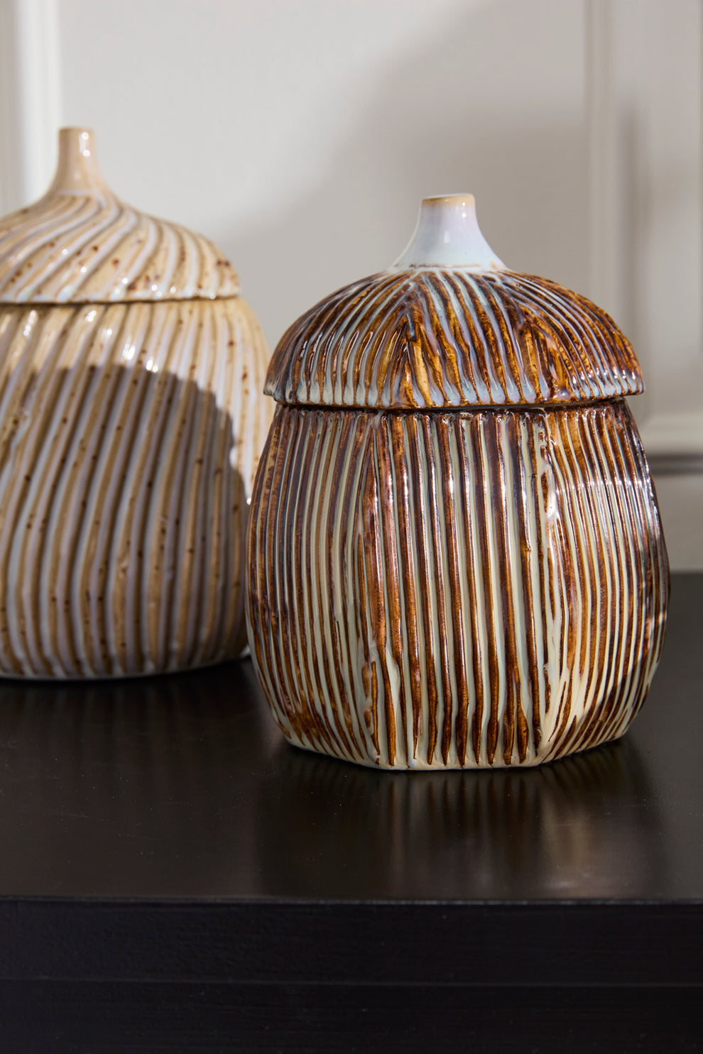 Sweet Birch Canister Set of 2 By Accent Decor | Planters, Troughs & Cachepots | Modishstore - 5