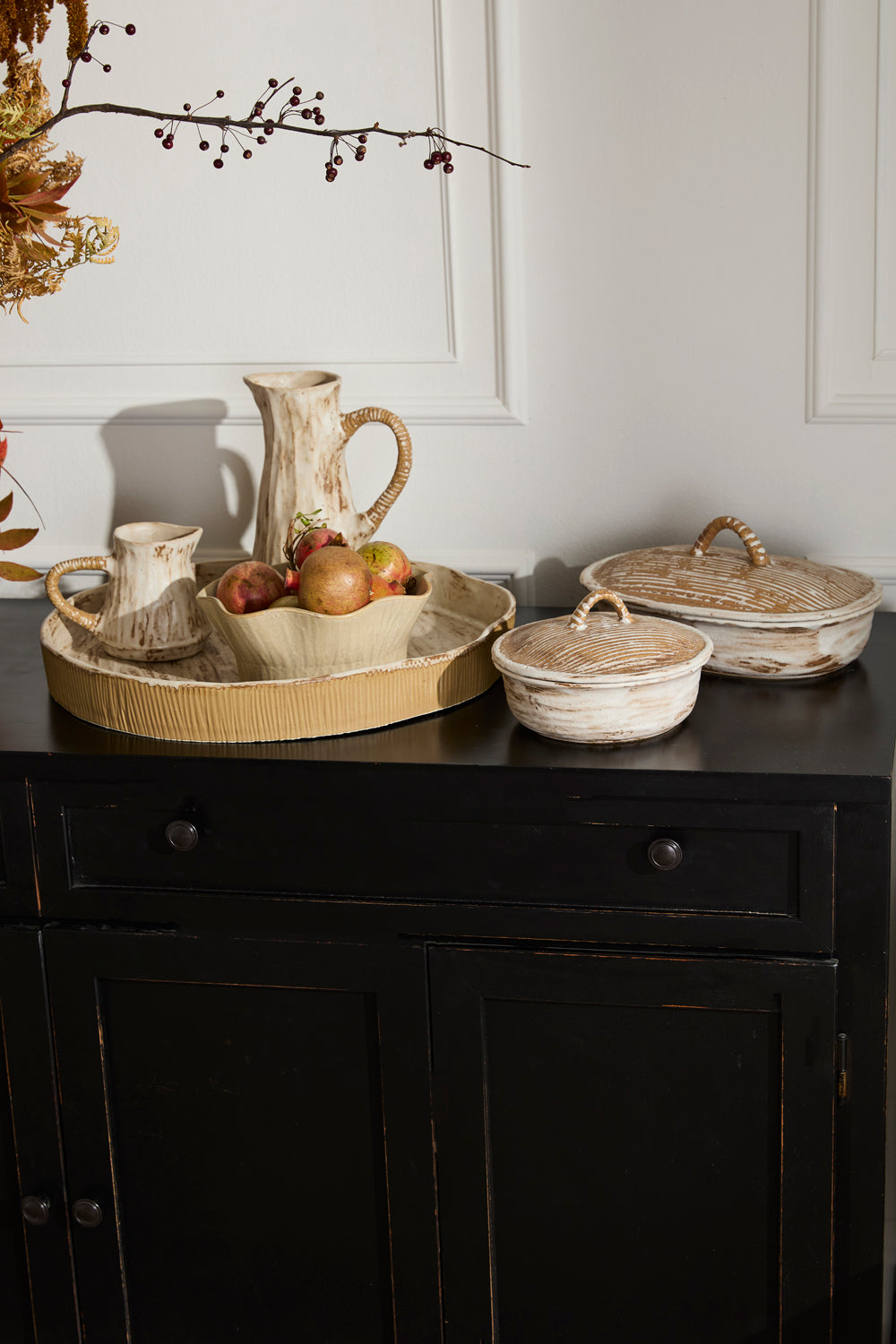 Sycamore Lidded Dish Set of 2 By Accent Decor | Planters, Troughs & Cachepots | Modishstore - 4