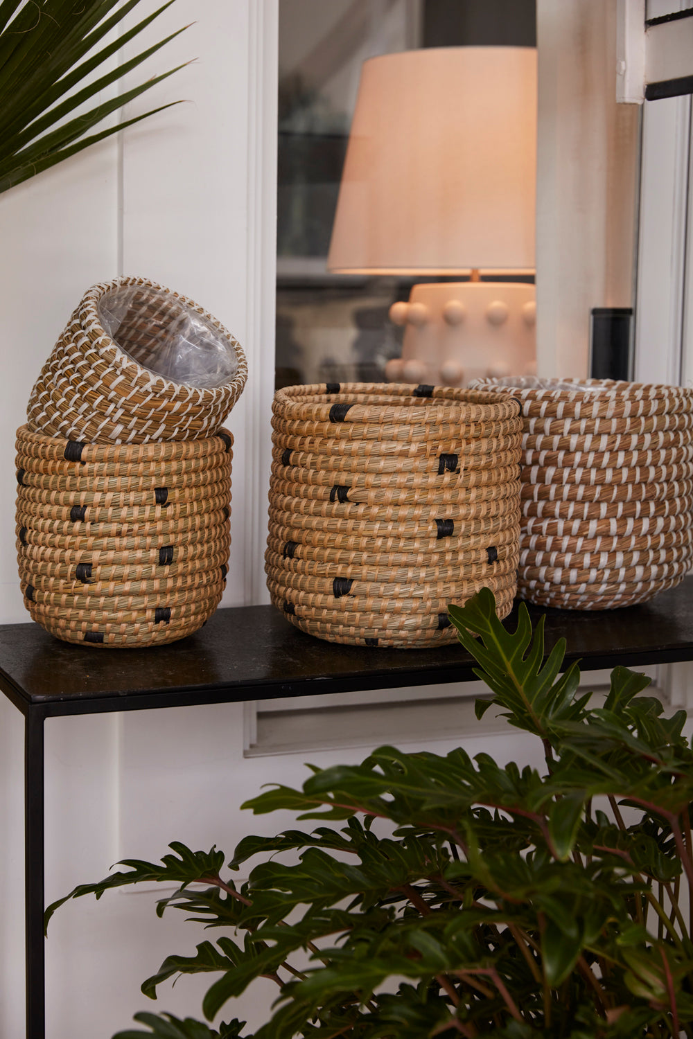 Tejida Basket Set of 4 By Accent Decor | Bins, Baskets & Buckets | Modishstore - 1