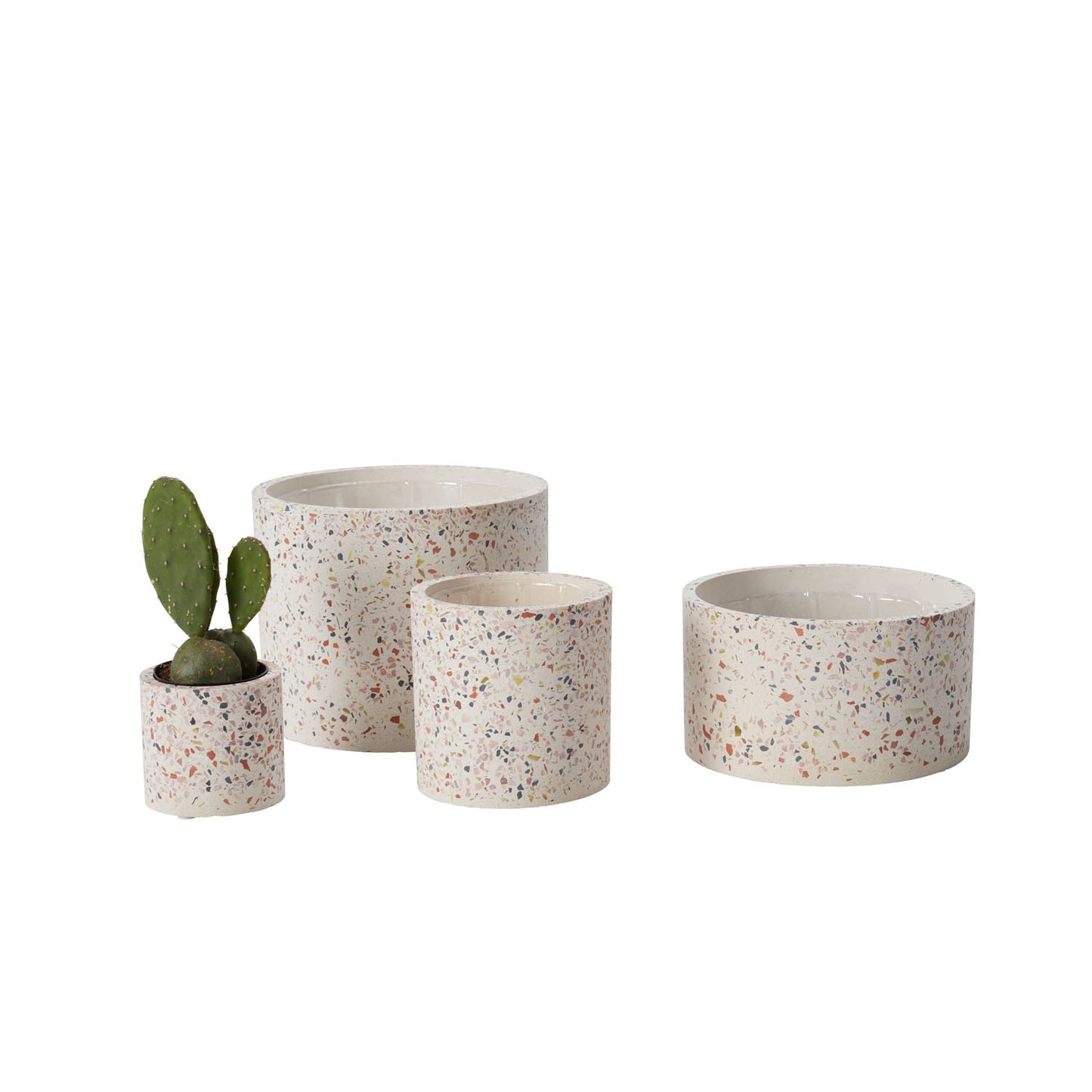 Terrazzo Collection Set of 8 By Accent Decor | Planters, Troughs & Cachepots | Modishstore - 5