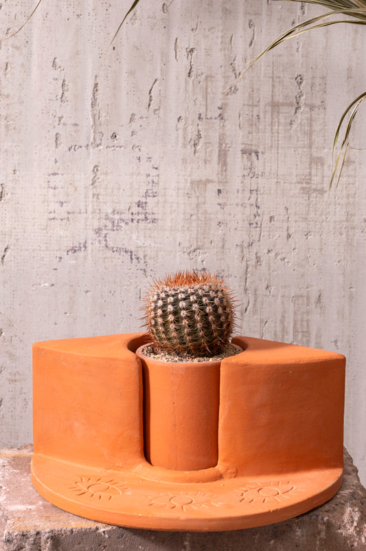 Third Eye Pot Set of 2 By Accent Decor | Planters, Troughs & Cachepots | Modishstore - 1