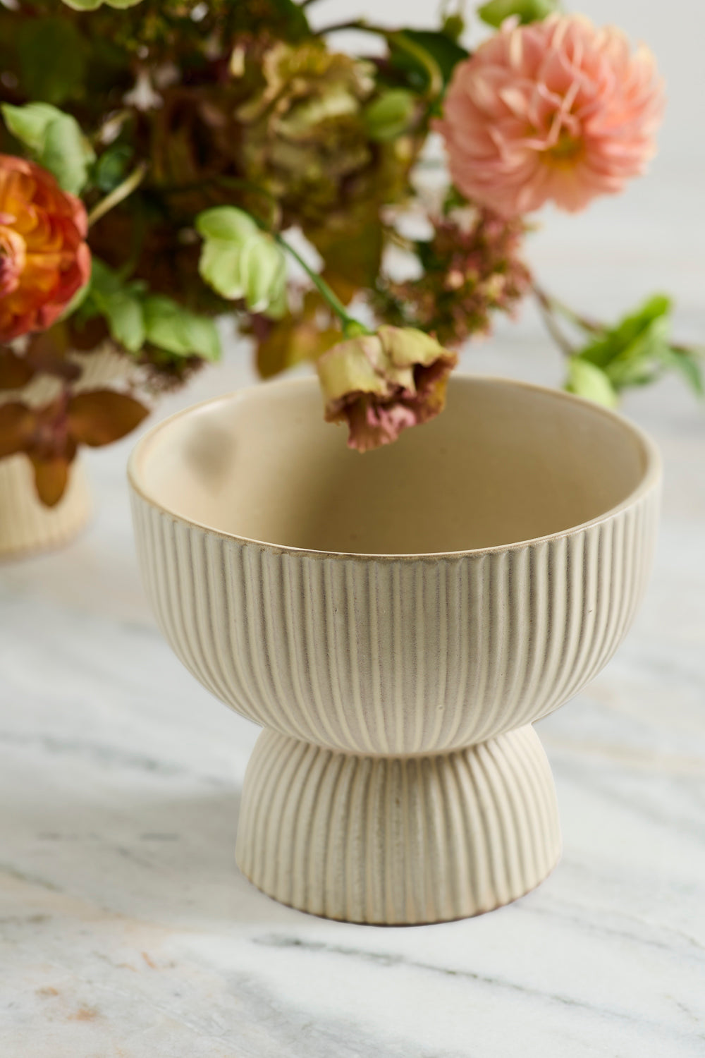 Thorn Compote Set of 4 By Accent Decor | Planters, Troughs & Cachepots | Modishstore - 1