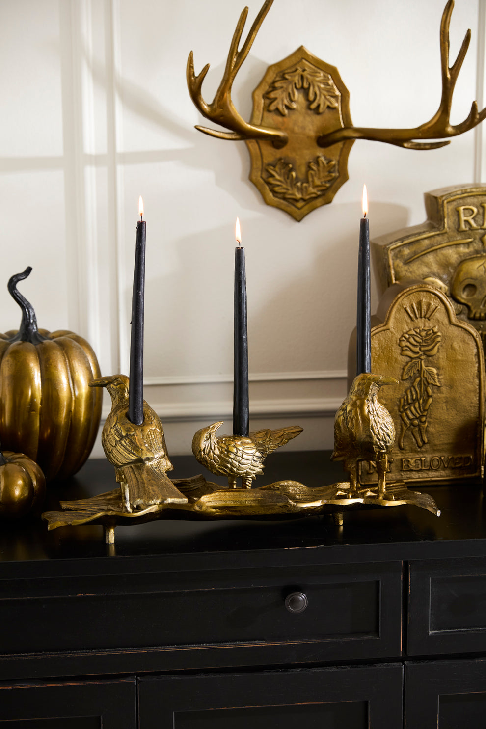Three Ravens Candleholder By Accent Decor | Candle Holders | Modishstore - 4