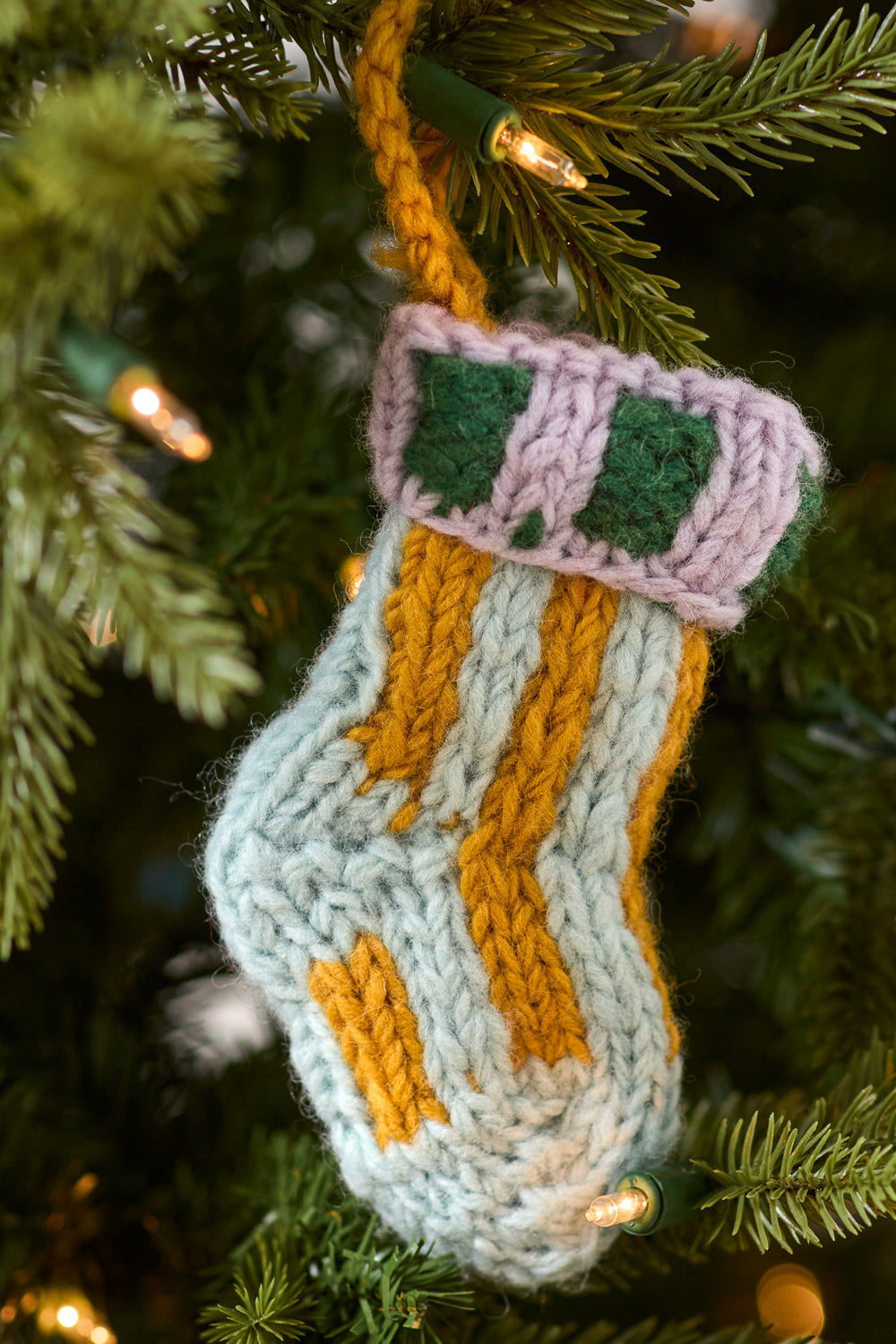 Tiny Stocking Ornament Set of 4 By Accent Decor | Ornaments | Modishstore - 1