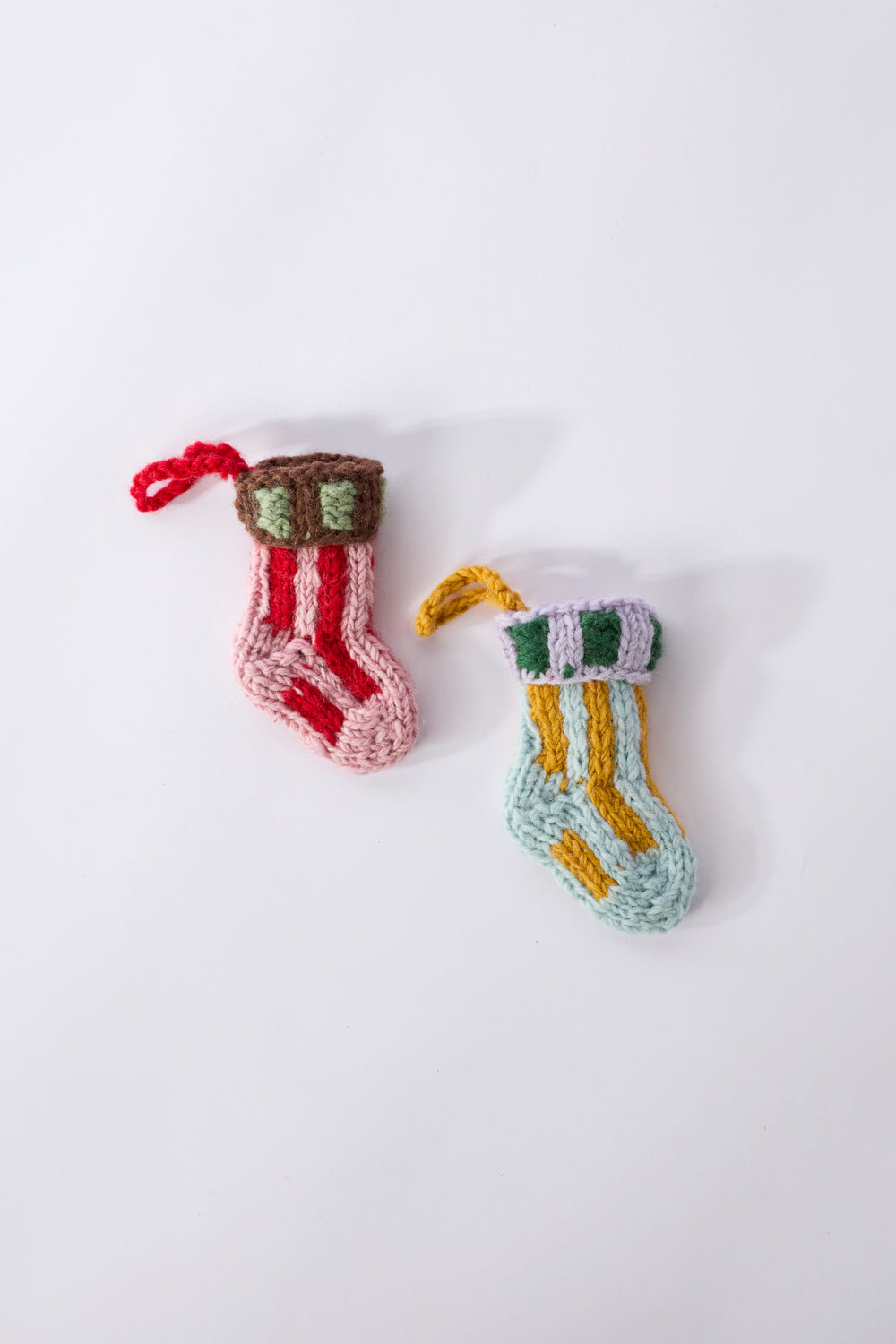 Tiny Stocking Ornament Set of 4 By Accent Decor | Ornaments | Modishstore - 3