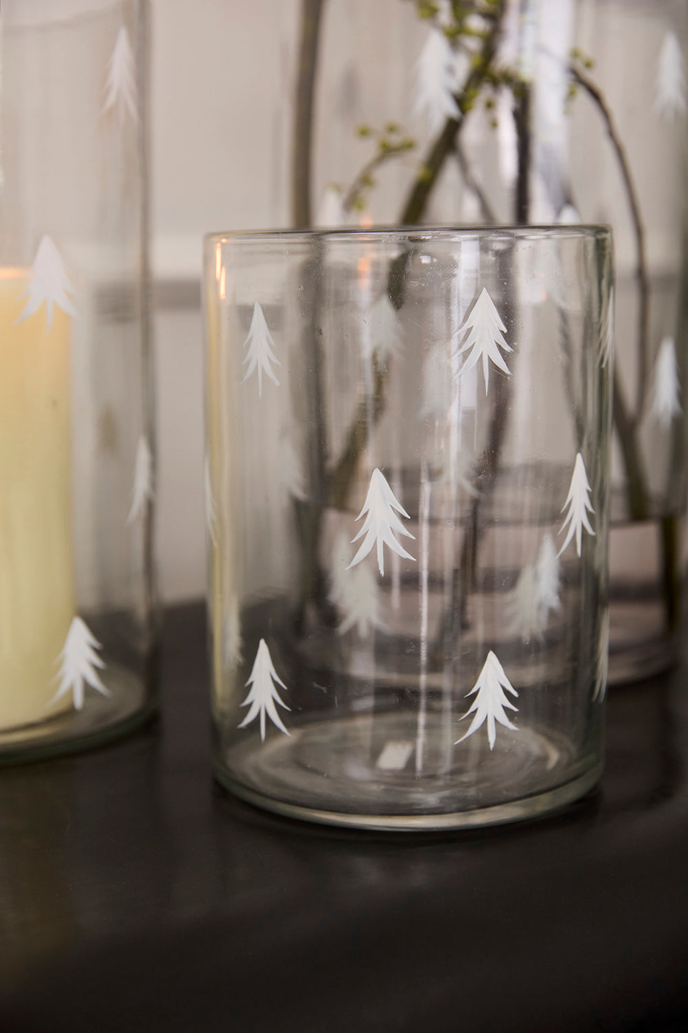 Tiny Tree Votive Set of 2 By Accent Decor | Planters, Troughs & Cachepots | Modishstore - 1