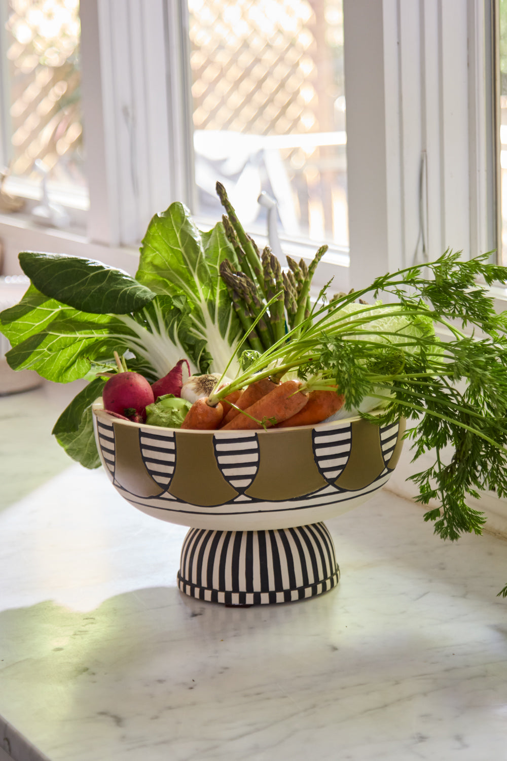 Tosca Footed Bowl By Accent Decor | Decorative Bowls | Modishstore - 3