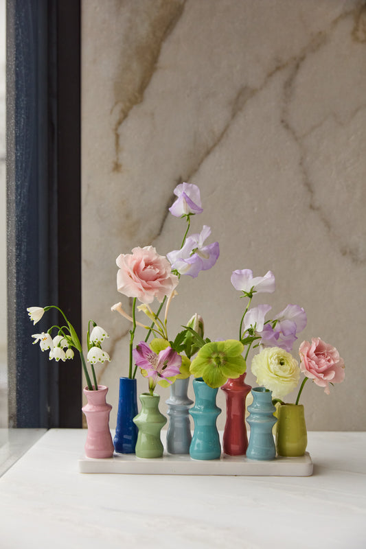 Totty Budvase Set of 2 By Accent Decor | Vases | Modishstore - 1