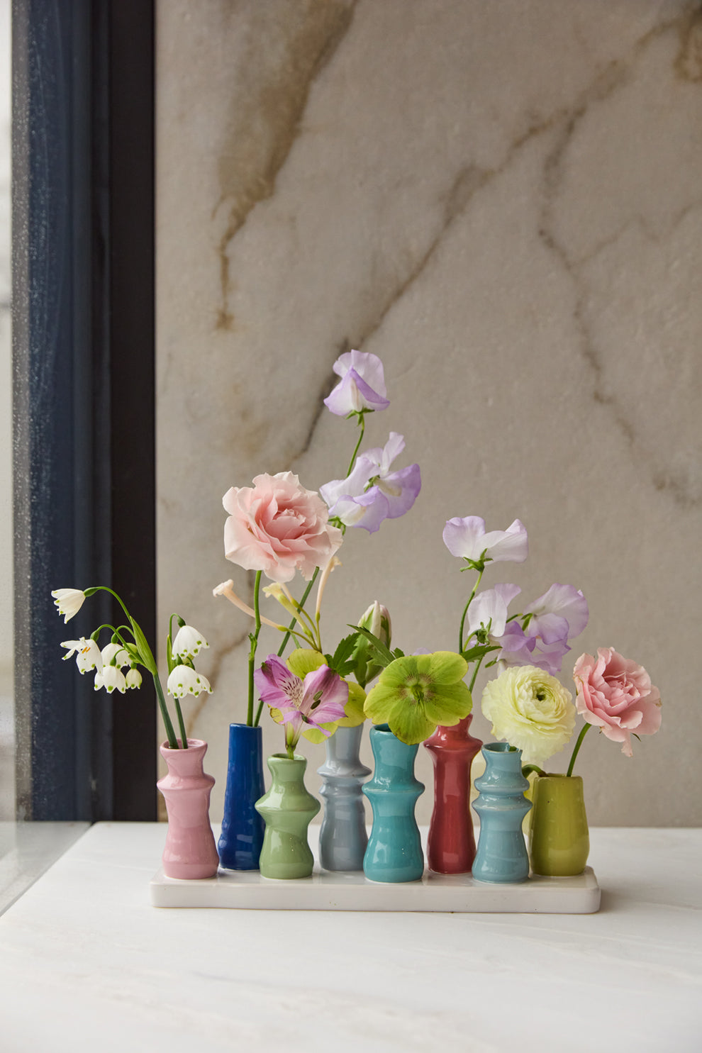 Totty Budvase Set of 2 By Accent Decor | Vases | Modishstore - 1