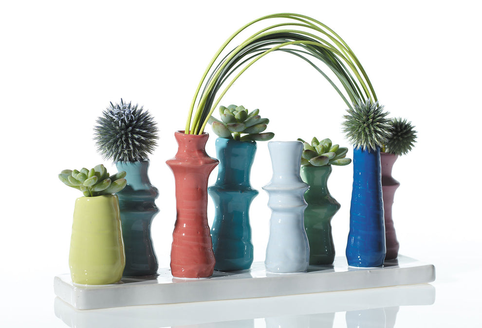 Totty Budvase Set of 2 By Accent Decor | Vases | Modishstore - 3