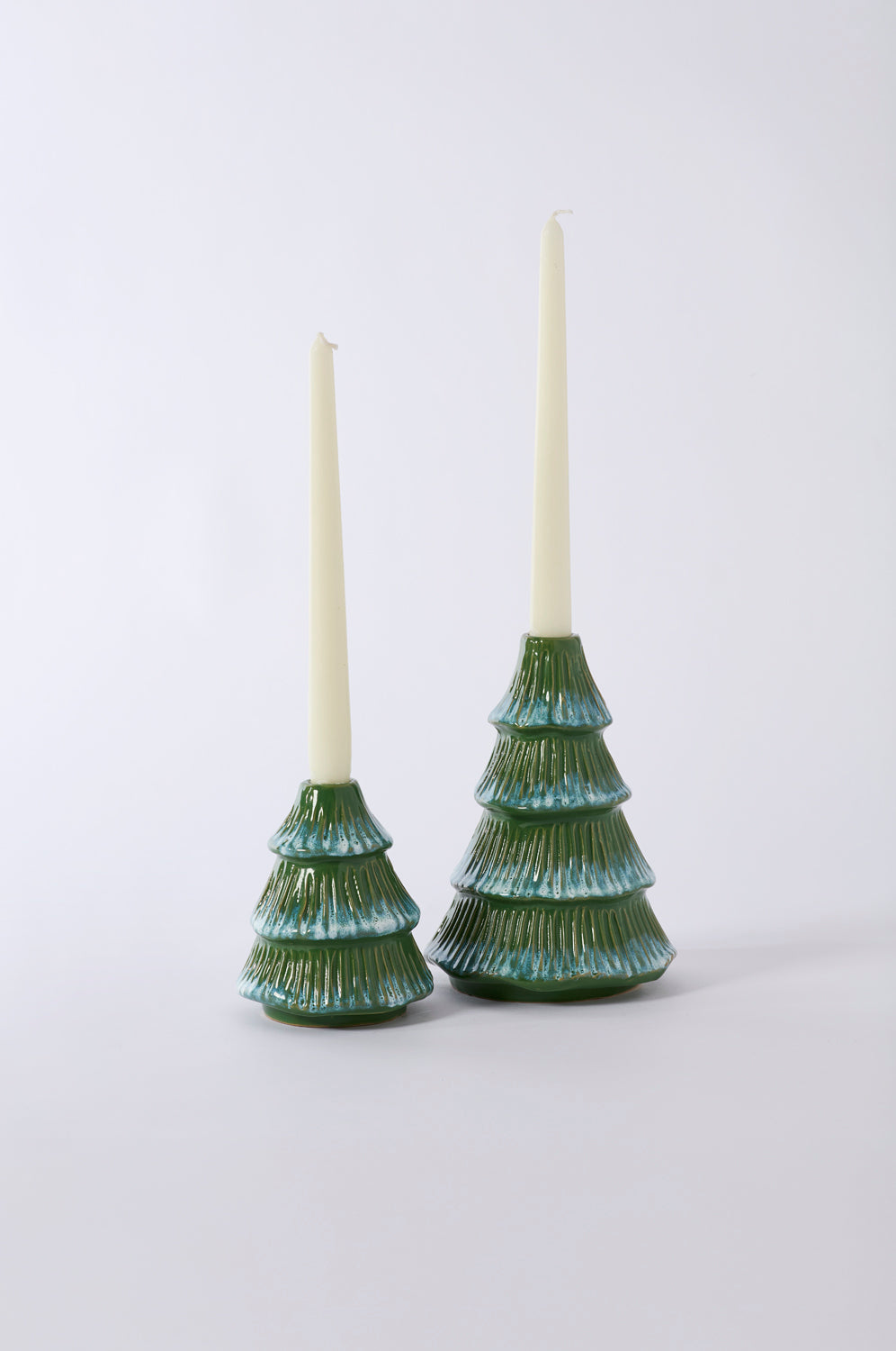 Tree Frost Candleholder Set of 4 By Accent Decor | Candle Holders | Modishstore - 4