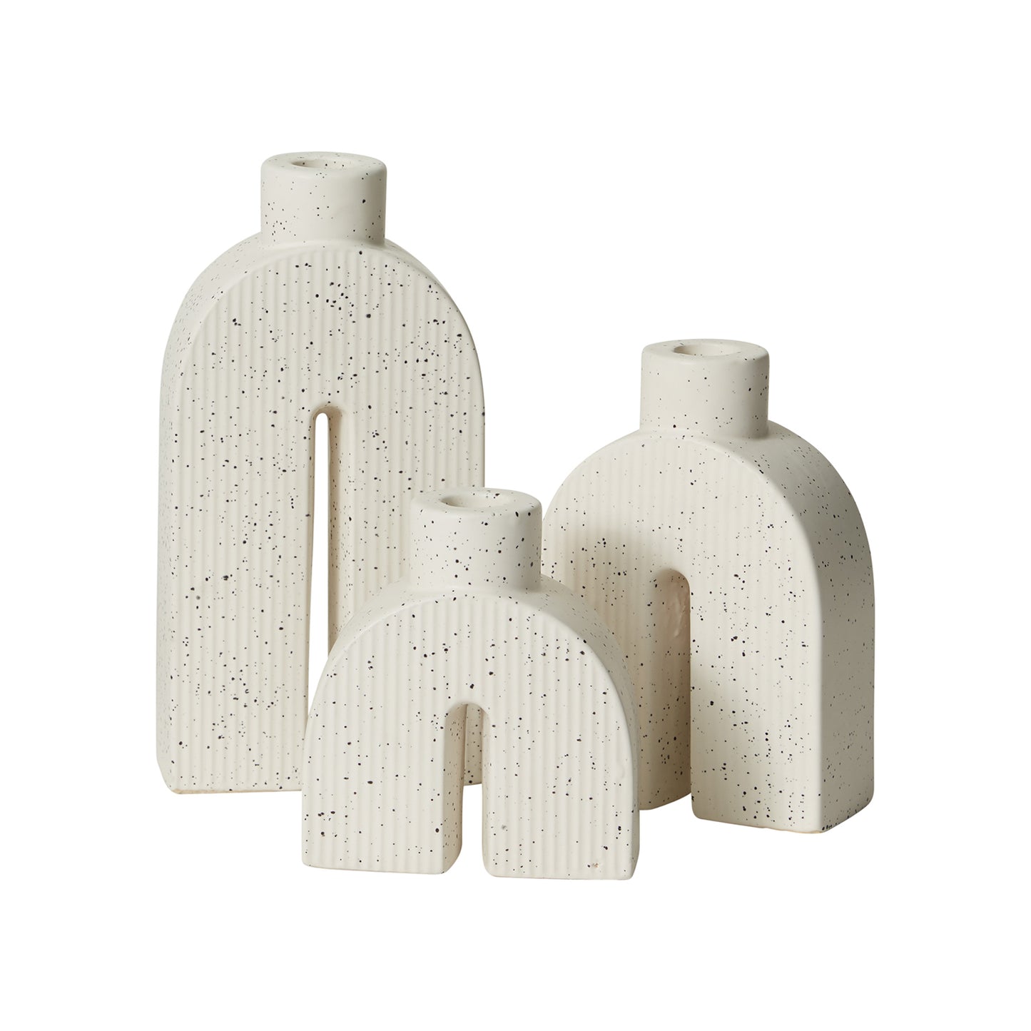 Trefoil Candleholder Set of 4 By Accent Decor | Candle Holders | Modishstore - 4