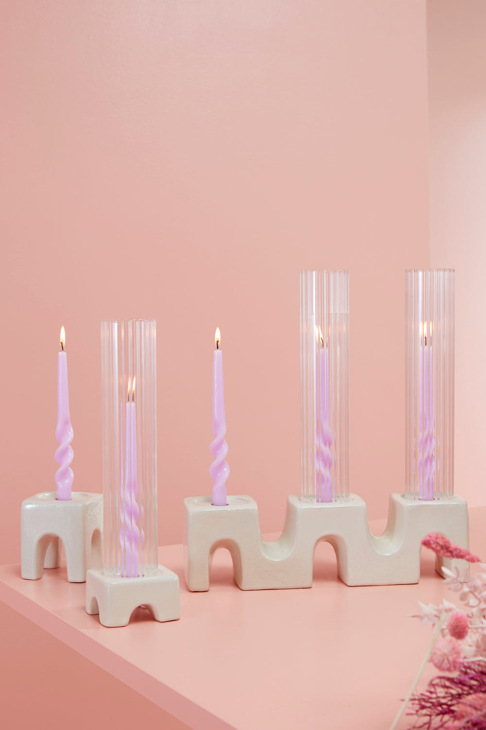 Trestle Candleholder Set of 8 By Accent Decor | Candle Holders | Modishstore - 4
