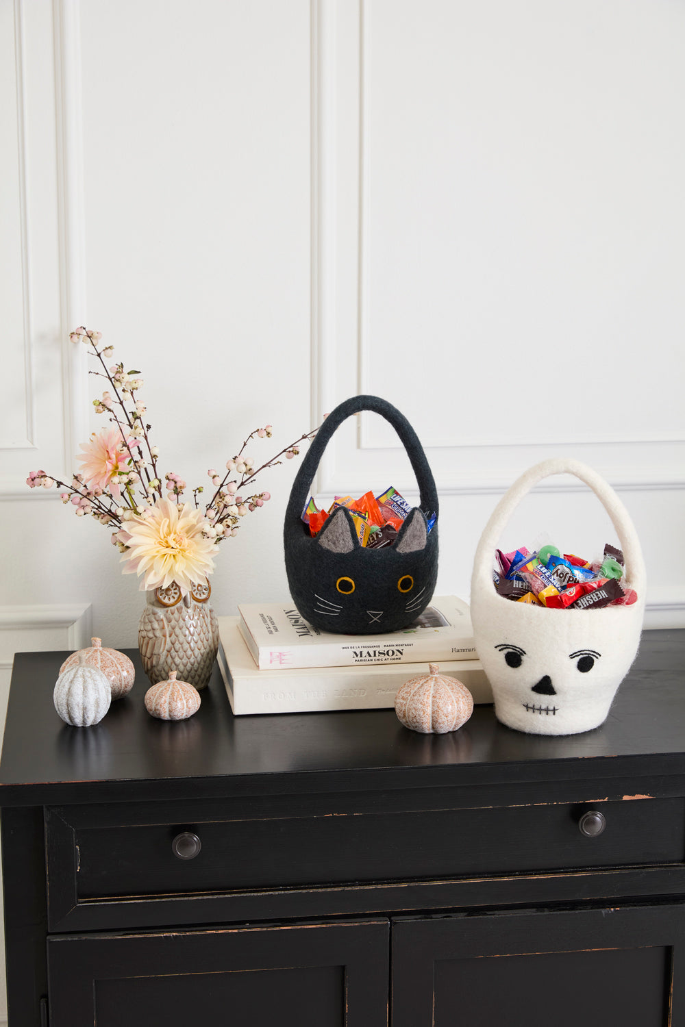 Tricks and Treats Basket Set of 4 By Accent Decor | Planters, Troughs & Cachepots | Modishstore - 4