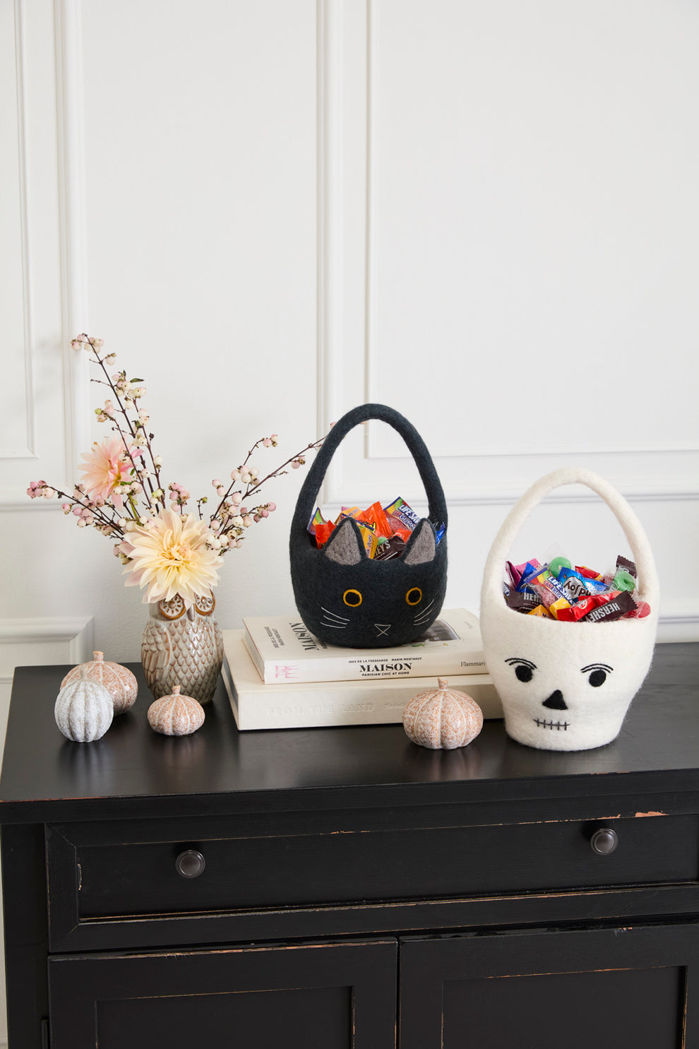 Tricks and Treats Basket Set of 4 By Accent Decor | Planters, Troughs & Cachepots | Modishstore - 4