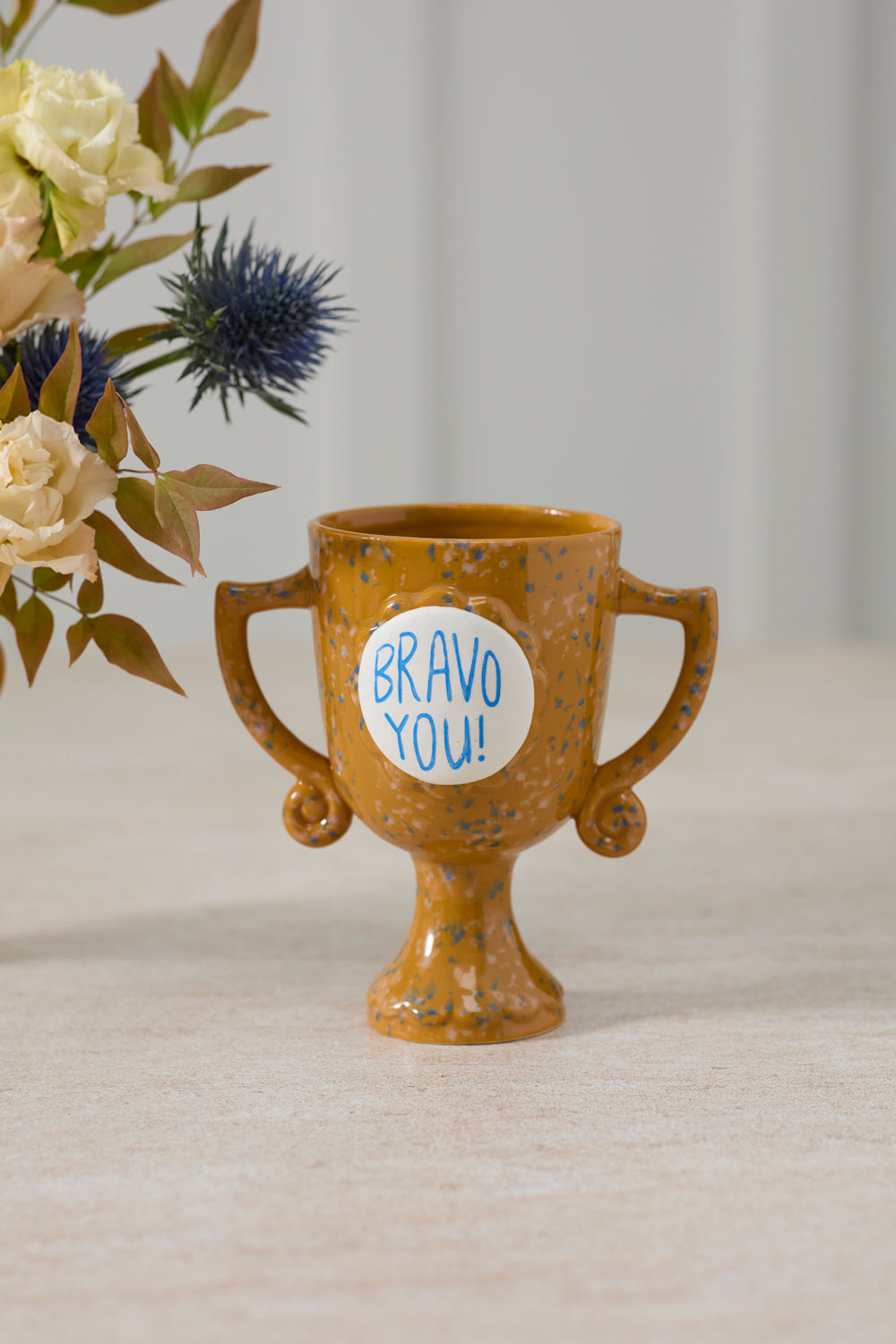 Bravo You Trophy Vase Set of 2 By Accent Decor | Vases | Modishstore - 5