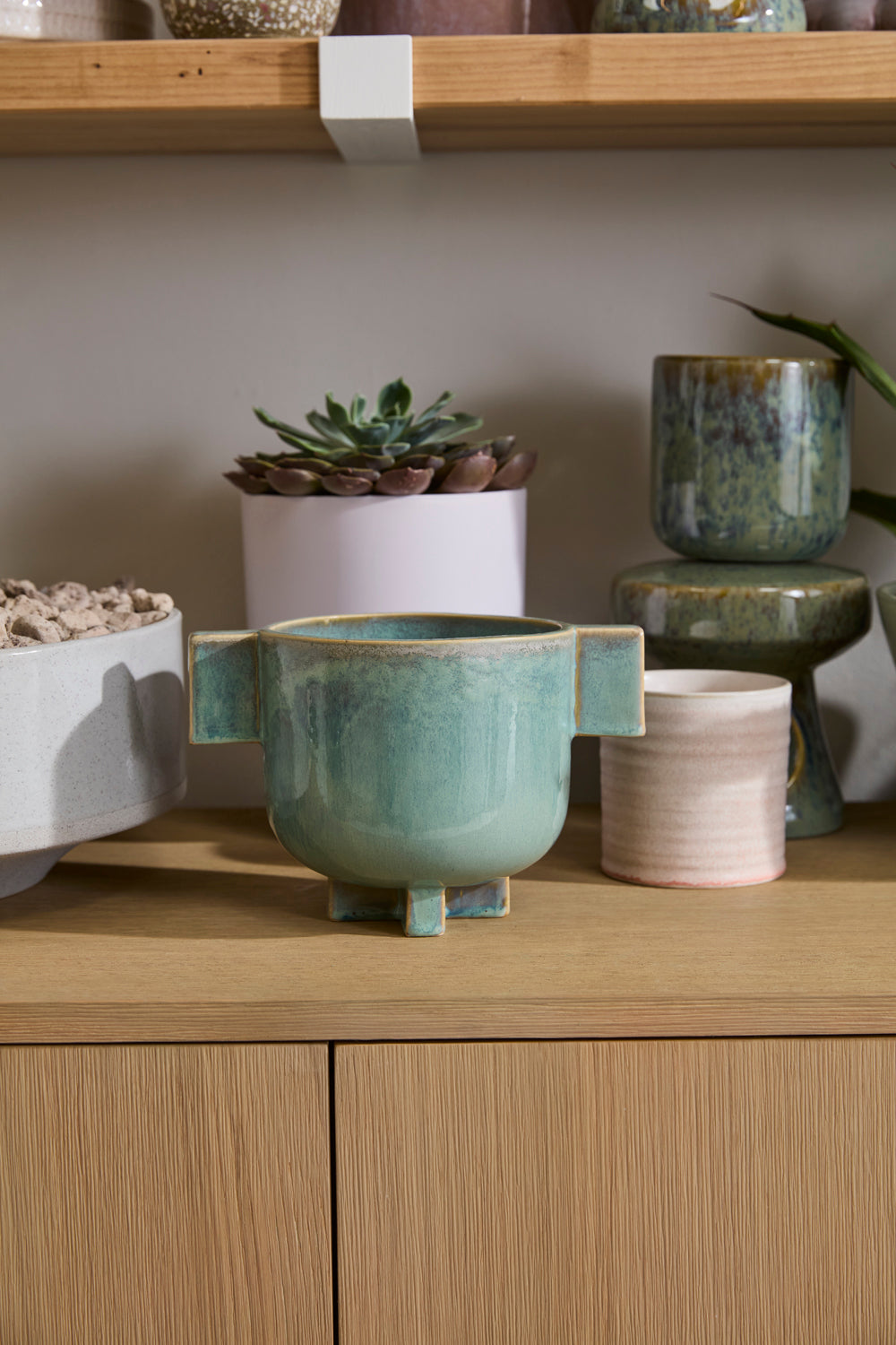 Trothos Pot Set of 4 By Accent Decor | Planters, Troughs & Cachepots | Modishstore - 4
