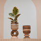 Trujillo Footed Pot Set of 2 By Accent Decor | Planters, Troughs & Cachepots | Modishstore - 3