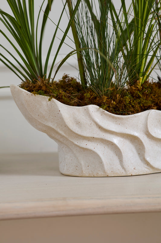 Tullia Boat By Accent Decor | Planters, Troughs & Cachepots | Modishstore - 1