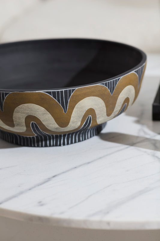 Undula Bowl By Accent Decor | Decorative Bowls | Modishstore - 1
