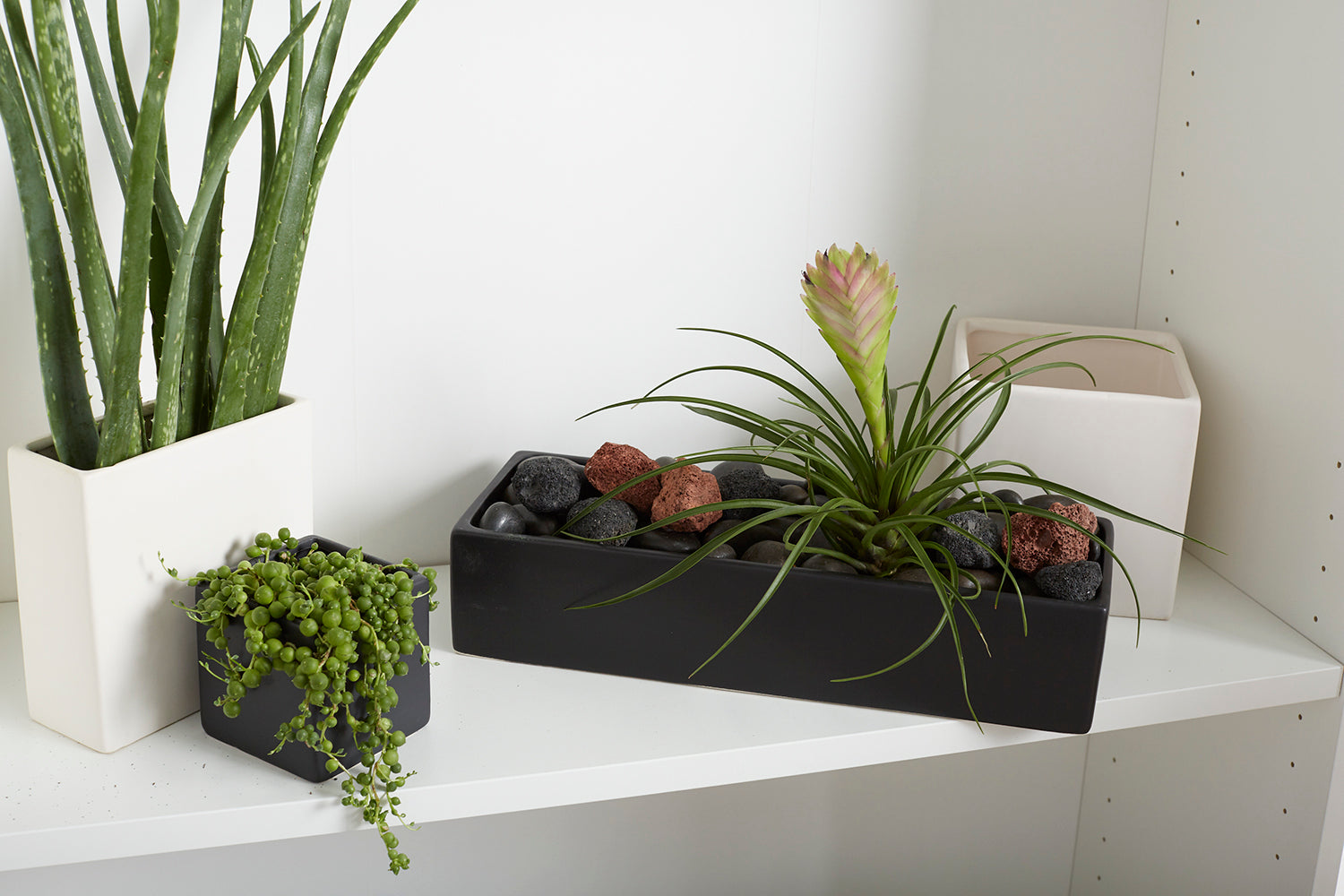 Urban Planter Set of 4 By Accent Decor | Planters, Troughs & Cachepots | Modishstore - 4