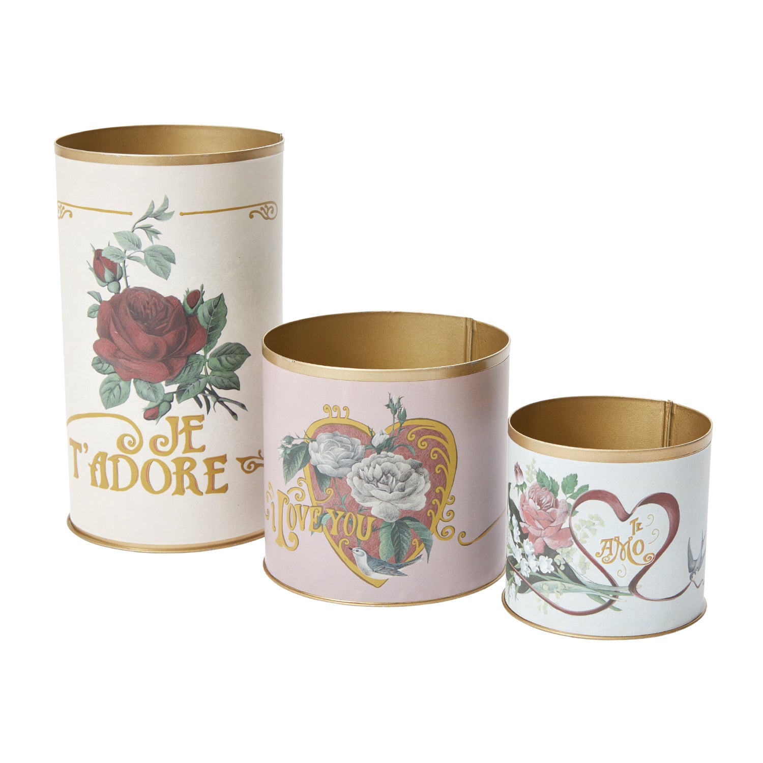 Victorian Love Pot Set of 8 By Accent Decor | Planters, Troughs & Cachepots | Modishstore - 4