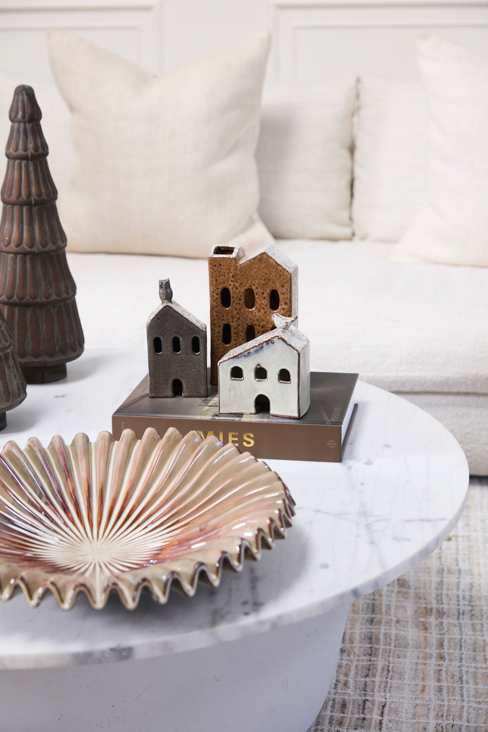 Village House Set of 4 By Accent Decor | Planters, Troughs & Cachepots | Modishstore - 3