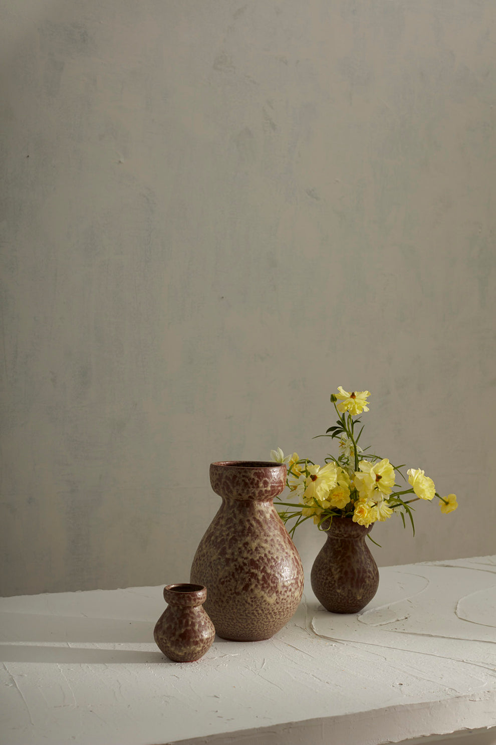 Volcanic Vase Set of 4 By Accent Decor | Vases | Modishstore - 4