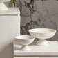 White Oscar Bowl Set of 2 By Accent Decor | Decorative Bowls | Modishstore - 1