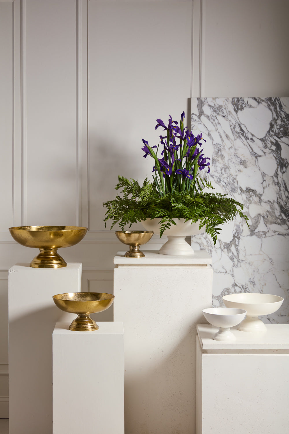 White Oscar Bowl Set of 2 By Accent Decor | Decorative Bowls | Modishstore - 6