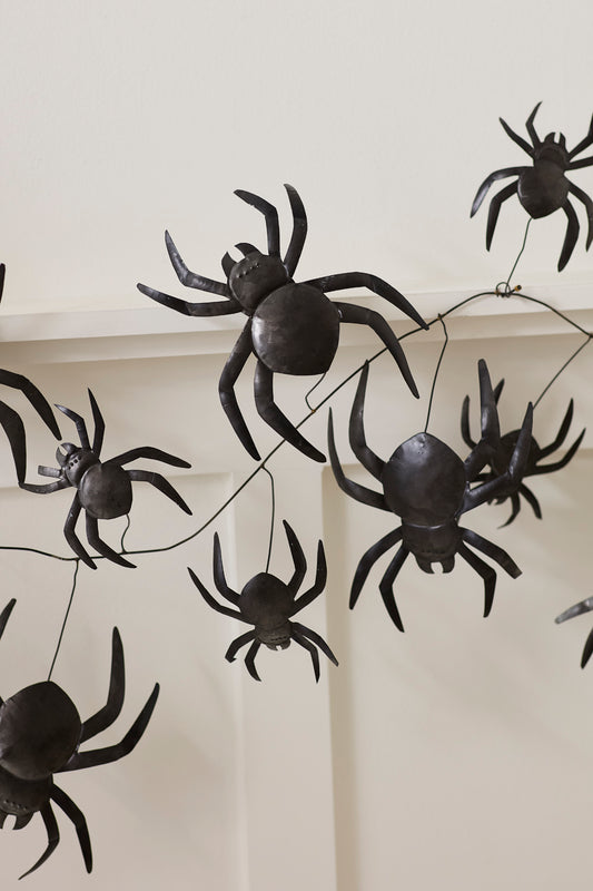 Widow Spider Garland Set of 2 By Accent Decor