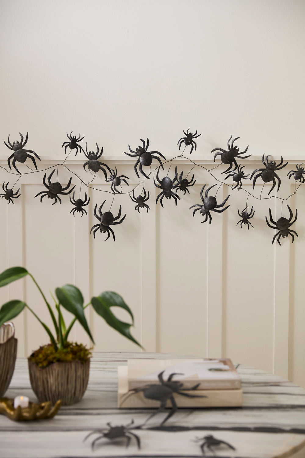 Widow Spider Garland Set of 2 By Accent Decor | Garland & Wreath | Modishstore - 3