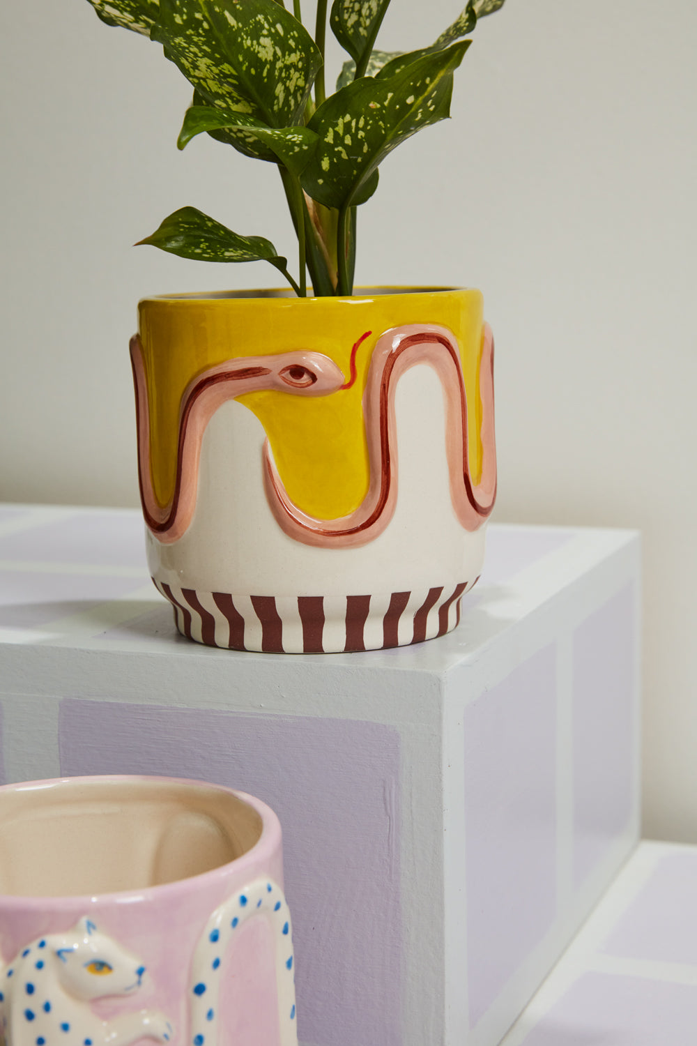 Wild Tails Pot Set of 4 By Accent Decor | Planters, Troughs & Cachepots | Modishstore - 1