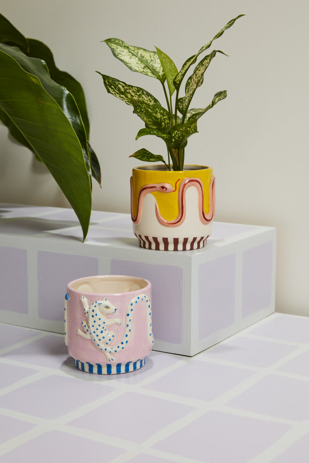 Wild Tails Pot Set of 4 By Accent Decor | Planters, Troughs & Cachepots | Modishstore - 3
