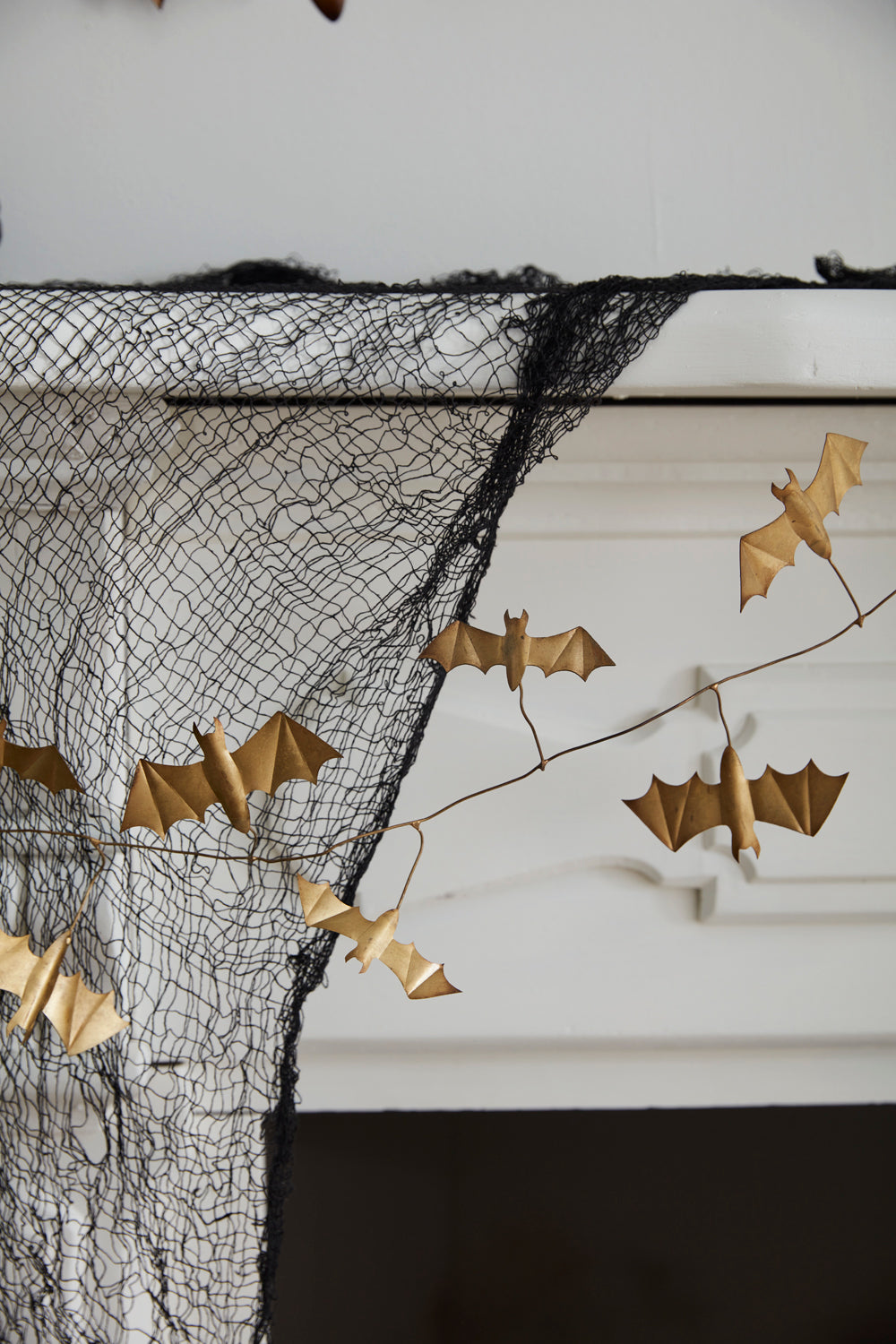 Winged Bat Garland Set of 2 By Accent Decor | Garland & Wreath | Modishstore - 4