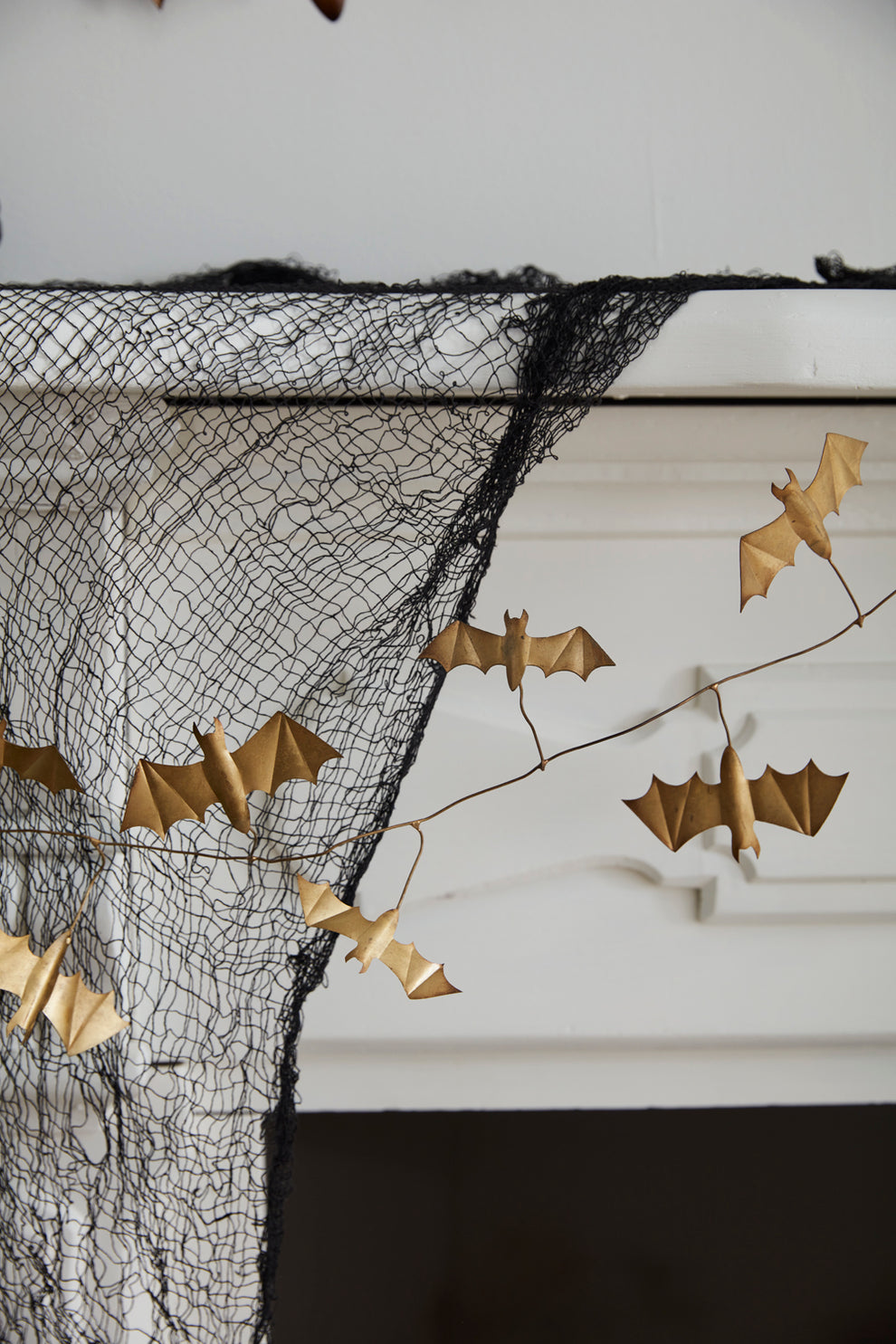 Winged Bat Garland Set of 2 By Accent Decor | Garland & Wreath | Modishstore - 4