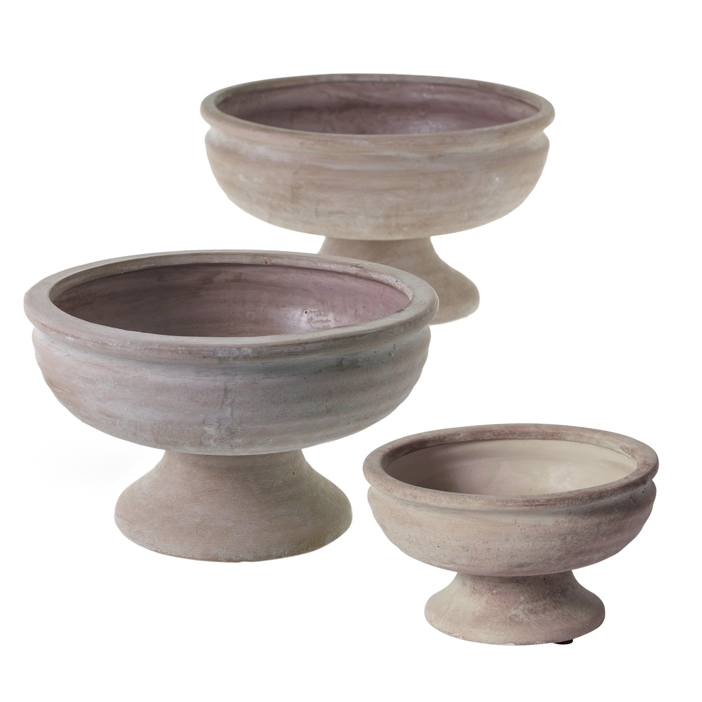 Winnie Compote Set of 2 By Accent Decor | Planters, Troughs & Cachepots | Modishstore - 4