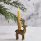 Winter Deer Candleholder Set of 4 By Accent Decor | Candle Holders | Modishstore - 3