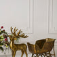 Winter Sleigh Deer By Accent Decor | Planters, Troughs & Cachepots | Modishstore - 3