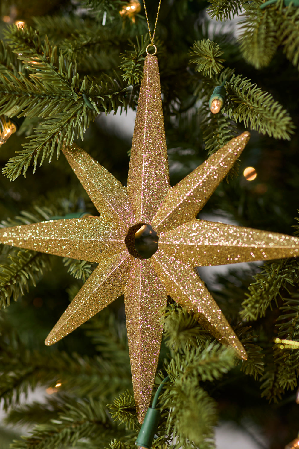 Wishing Star Ornament Set of 8 By Accent Decor | Ornaments | Modishstore - 1