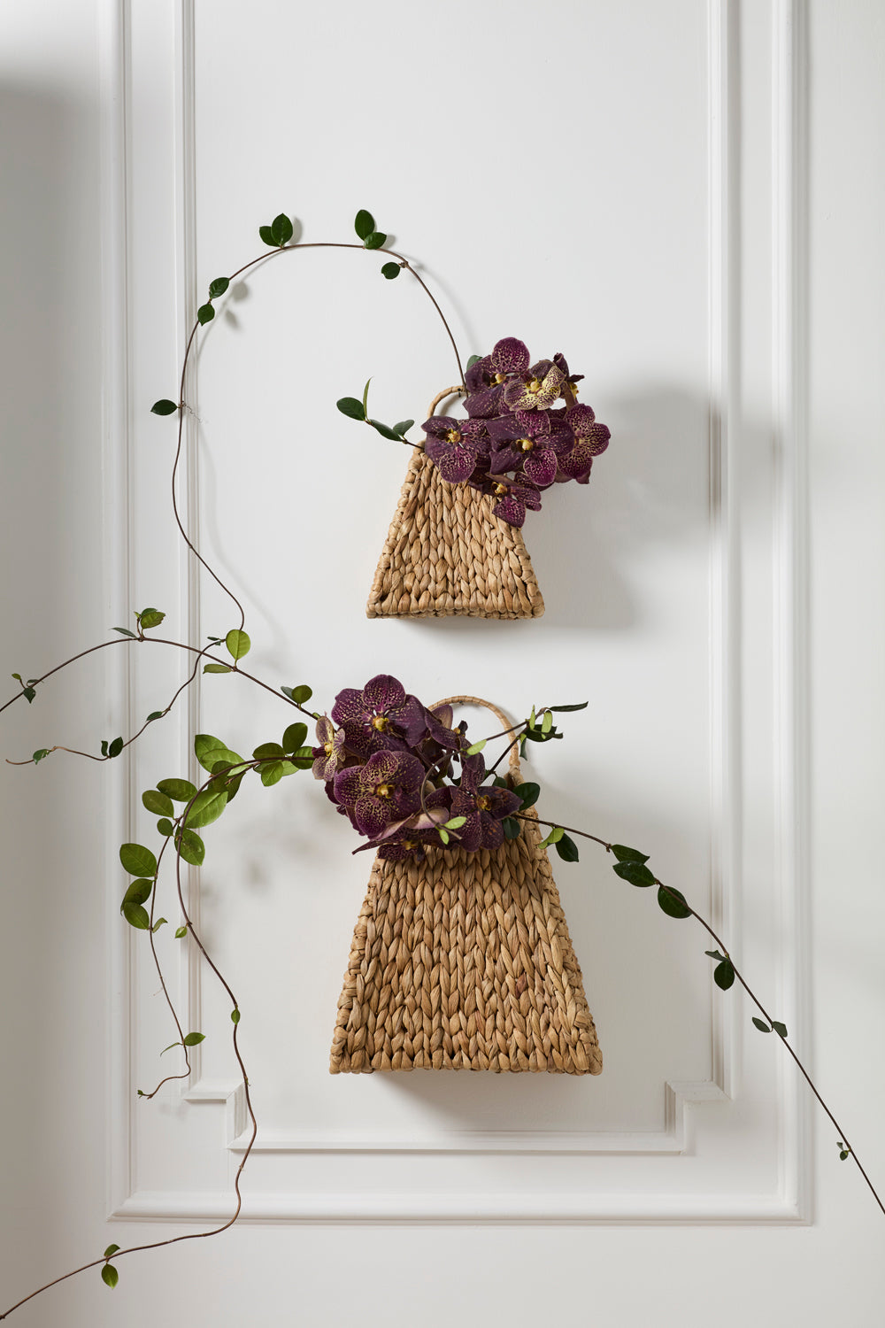 Woven Wall Basket Set of 4 By Accent Decor | Wall Decor | Modishstore - 5