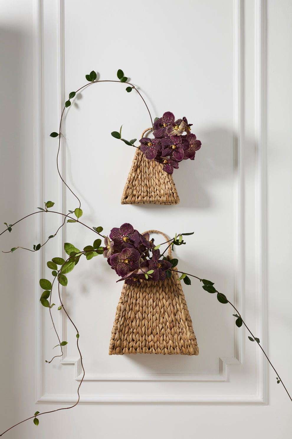 Woven Wall Basket Set of 4 By Accent Decor | Wall Decor | Modishstore - 5