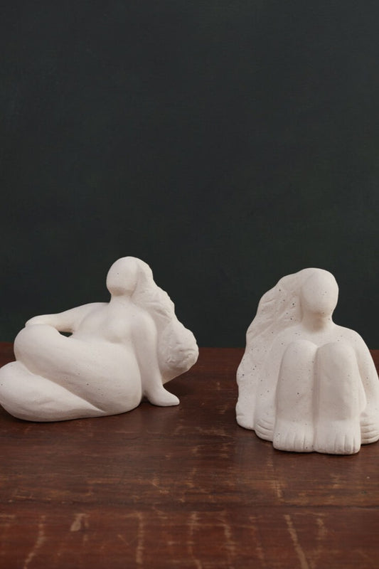 Yazmin Sculpture Set of 2 By Accent Decor | Sculptures | Modishstore - 1