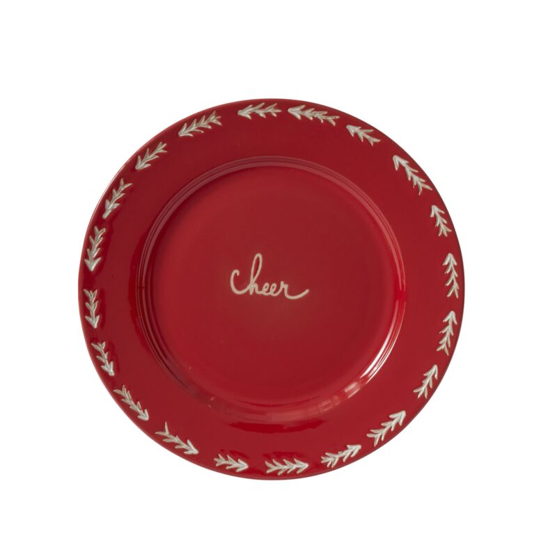 Yuletide Cheer Platter 14" By Accent Decor | Decorative Trays & Dishes | Modishstore - 4
