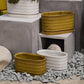 Zelle Planter with Saucer Set of 4 By Accent Decor | Planters, Troughs & Cachepots | Modishstore - 3