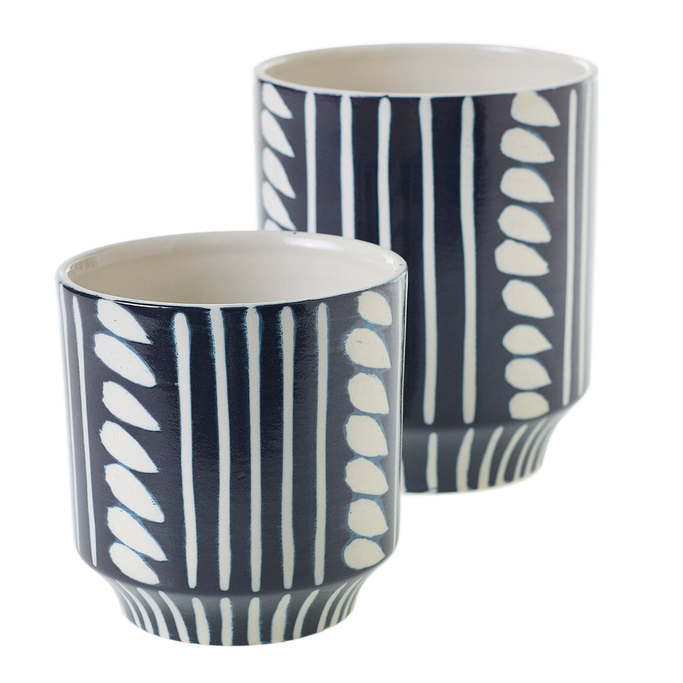 Ziva Pot Set of 4 By Accent Decor | Planters, Troughs & Cachepots | Modishstore - 7