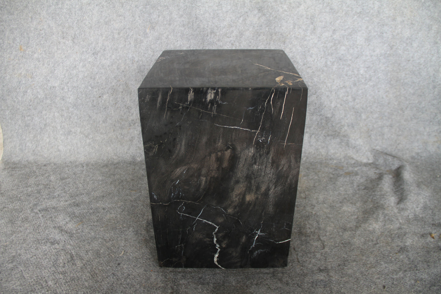 Square Petrified Wood Log Stool 18" x 12" x 12" -004.19  or 4.19 | Petrified Wood Stools | Modishstore-4