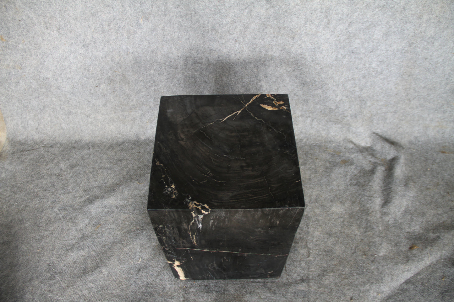 Square Petrified Wood Log Stool 18" x 12" x 12" -004.19  or 4.19 | Petrified Wood Stools | Modishstore-3