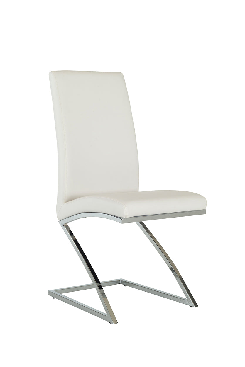 Vig Furniture Angora - Modern White Dining Chair (Set of 2) | Modishstore | Dining Chairs