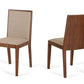 Vig Furniture Modrest Codex Modern Tobacco & Beige Desk Chair | Modishstore | Accent Chairs